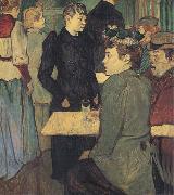 Henri  Toulouse-Lautrec Un Coin du Moulin de la Galette oil